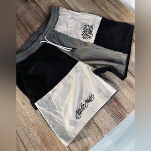 Static-Club Cut & Sew shorts in Graphite (NWOT has flaw see photos)